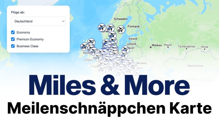 Miles & More Meilenschnäppchen Karte