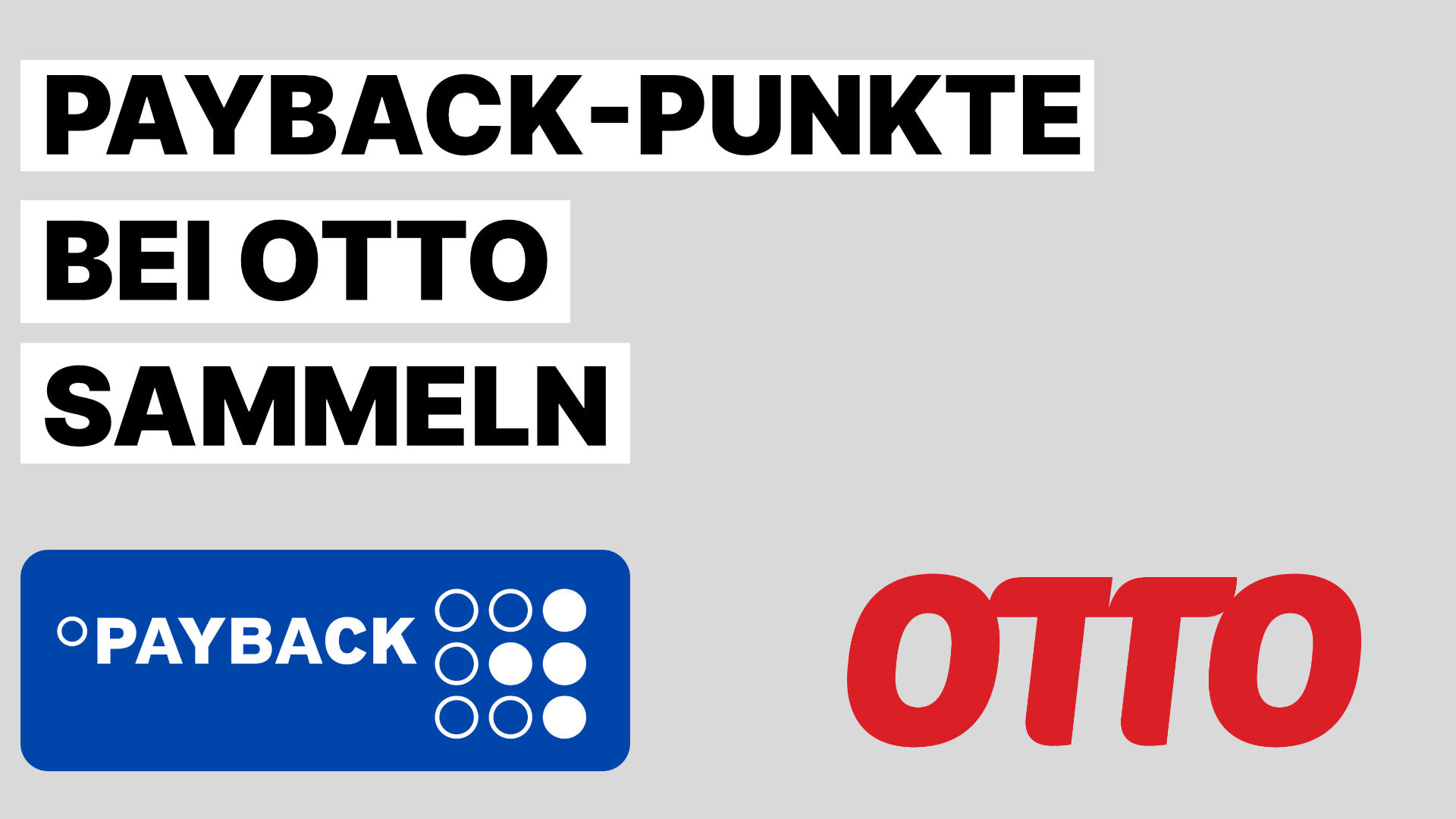 Wie Kann Ich Bei Otto Payback Punkte Sammeln Payback-Punkte bei OTTO sammeln: Coupon-Übersicht April 2025
